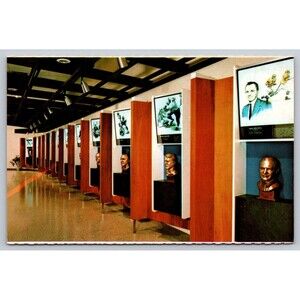Postcard Ohio Canton Pro Football Hall of Fame Greatest Heroes Honored c1970s OH